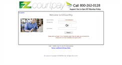 Desktop Screenshot of ezcourtpay.com